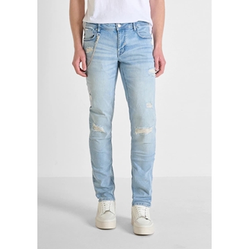 Pantalón Vaquero Antony Morato Jeans Iggy Tapered Fit Blue Denim MMDT00245 FA750591 7010 - Imagen 1