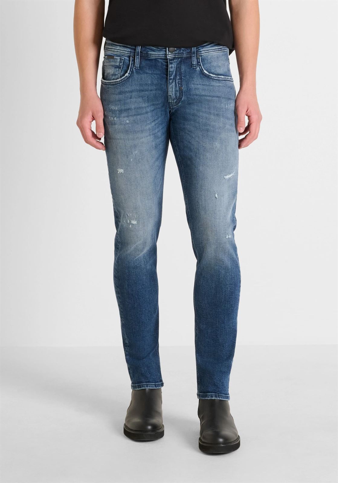 Pantalón Vaquero Antony Morato Jeans Kurt Comfort Blu Denim MMDT00282 FA750599 7010 W02128 - Imagen 1