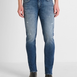 Pantalón Vaquero Antony Morato Jeans Kurt Comfort Blu Denim MMDT00282 FA750599 7010 W02128 - Imagen 1
