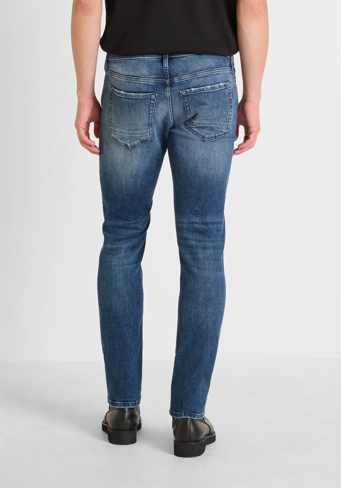 Pantalón Vaquero Antony Morato Jeans Kurt Comfort Blu Denim MMDT00282 FA750599 7010 W02128 - Imagen 2