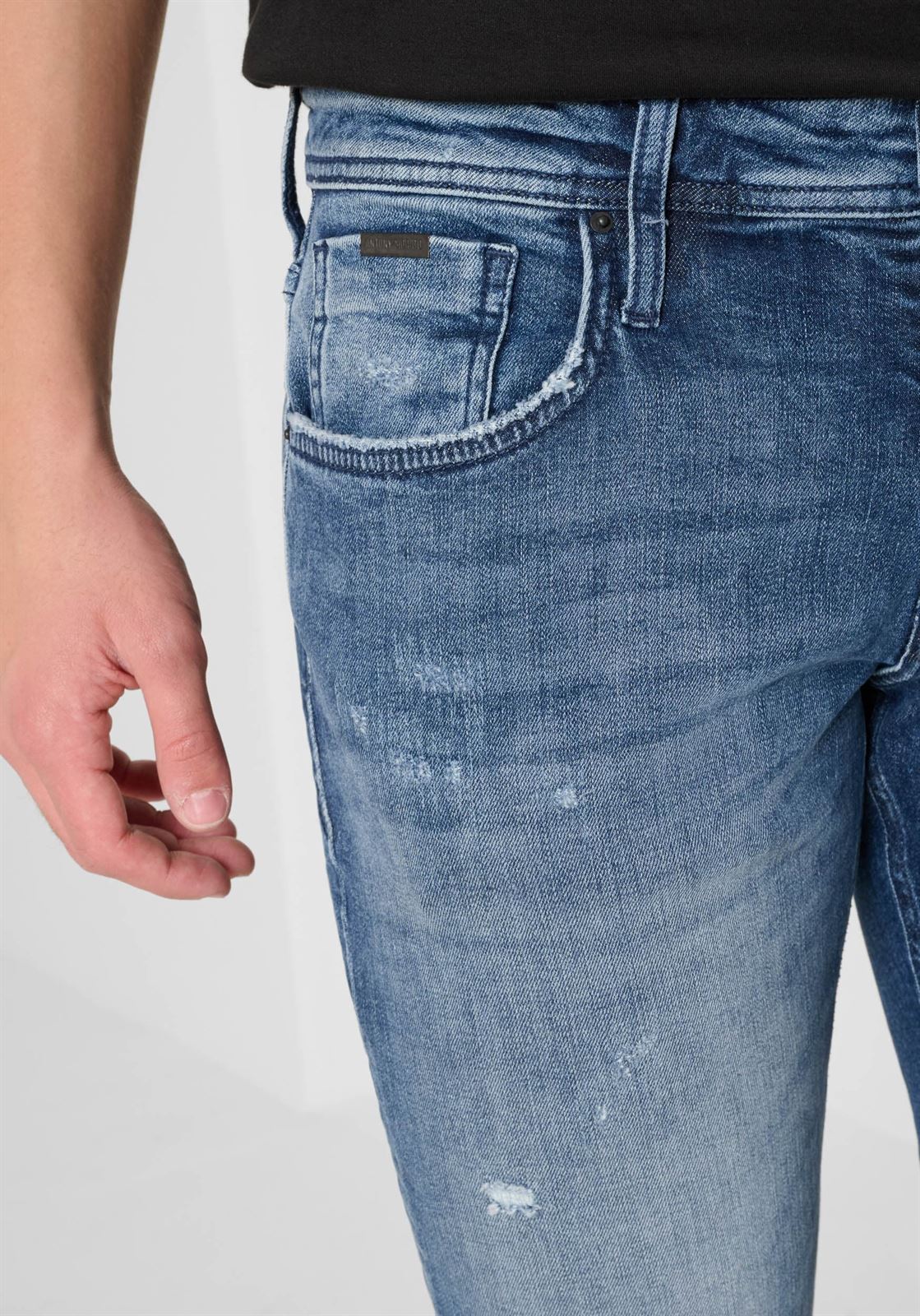 Pantalón Vaquero Antony Morato Jeans Kurt Comfort Blu Denim MMDT00282 FA750599 7010 W02128 - Imagen 3