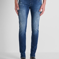 Pantalón Vaquero Antony Morato Ozzy Tapered Blu Denim MMDT00241 FA750611 7010 - Imagen 1