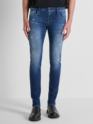 Pantalón Vaquero Antony Morato Ozzy Tapered Blu Denim MMDT00241 FA750611 7010 - Imagen 1