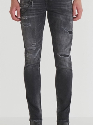 Pantalón Vaquero Antony Morato Tapered Fit Black MMDT00245 FA750538 9000 - Imagen 1
