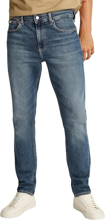 Pantalón Vaquero Calvin Klein Jeans J30J327537 Denim Dark - Imagen 1
