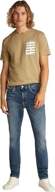 Pantalón Vaquero Calvin Klein Jeans J30J327537 Denim Dark - Imagen 4