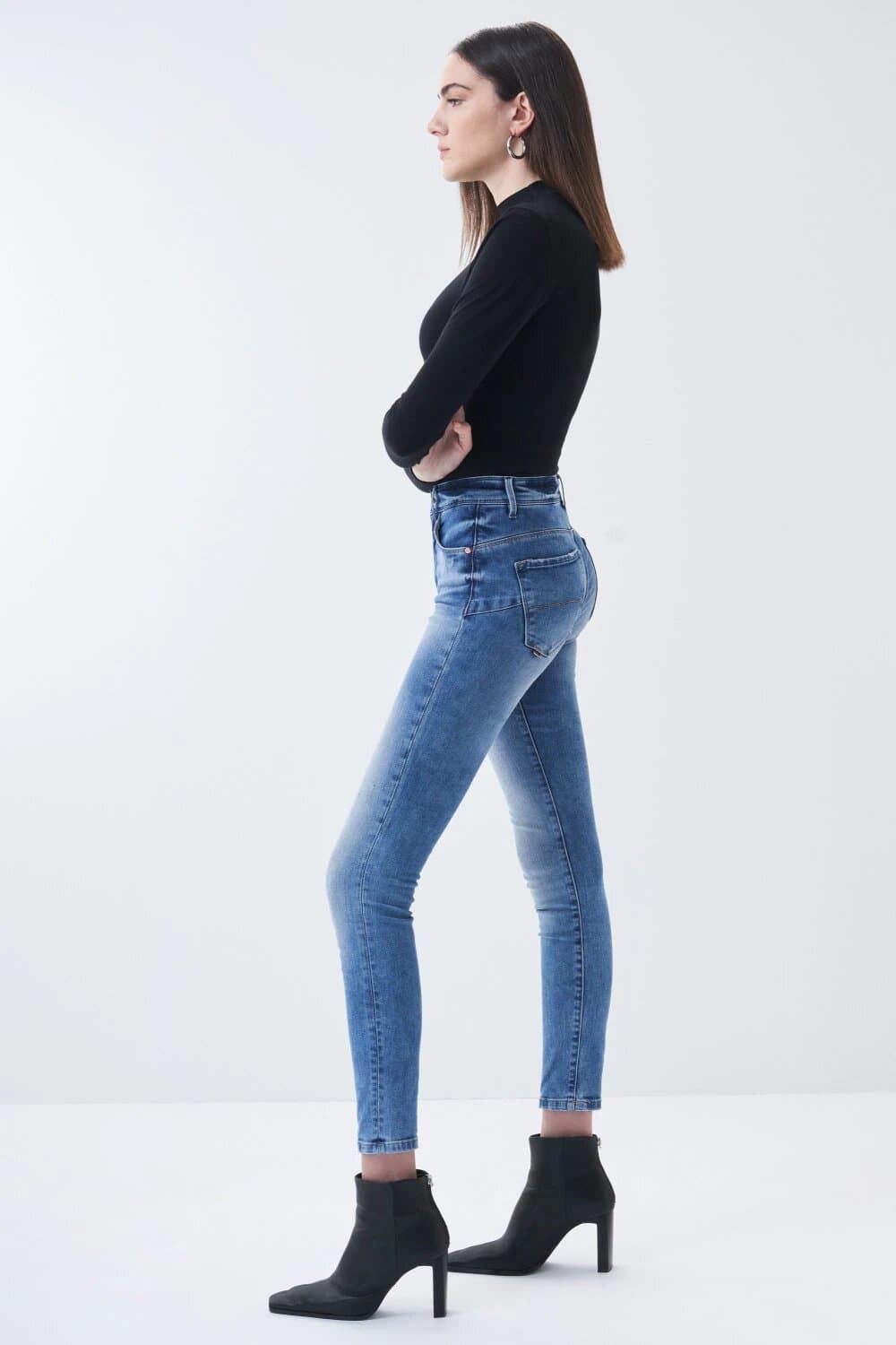 Pantalón vaquero mujer SALSA 126594-8503 AZUL - Imagen 2