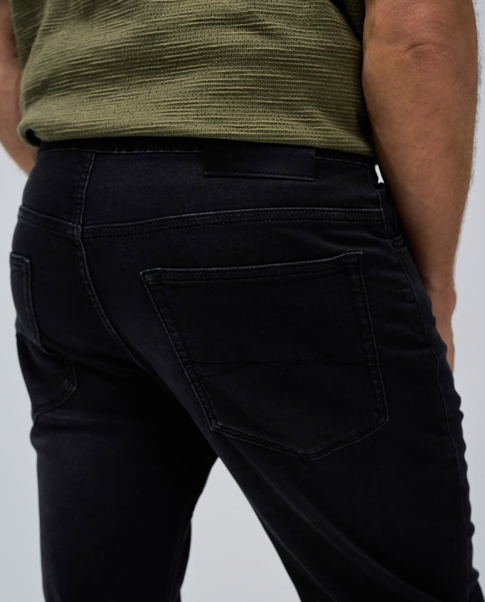 Pantalón Vaquero negro Salsa Low Rise Slim 21008482 - Imagen 4