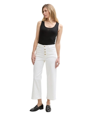 Pantalón vaquero relax TOM TAILOR 1046583 10315 whisper white - Imagen 2
