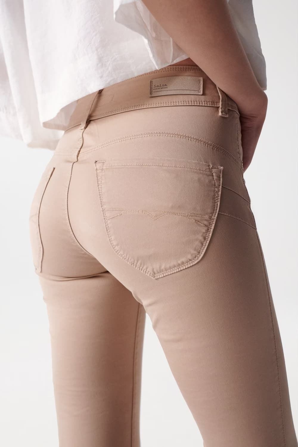 Pantalón vaquero SALSA 21005609 120 beige - Imagen 2