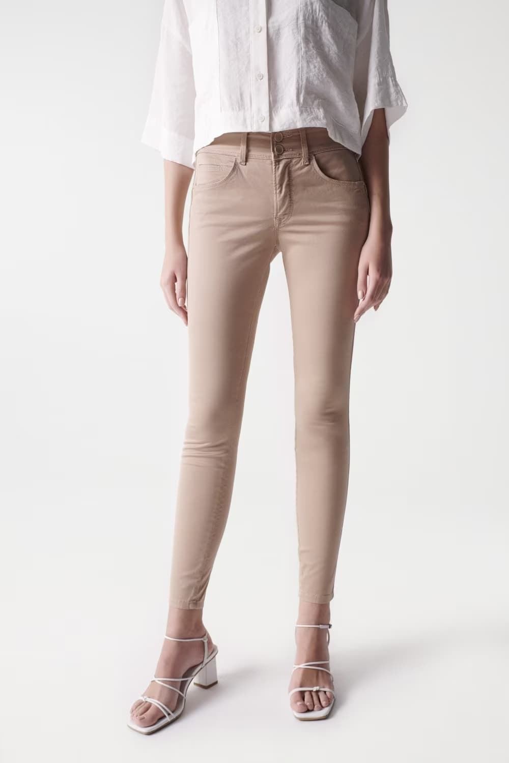 Pantalón vaquero SALSA 21005609 120 beige - Imagen 3