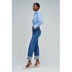 Pantalón Vaquero Salsa Jeans Faith Push in Blue 21010854 853 - Imagen 2
