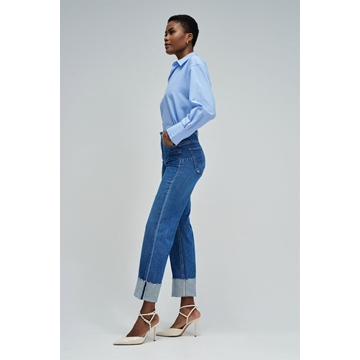 Pantalón Vaquero Salsa Jeans Faith Push in Blue 21010854 853 - Imagen 2