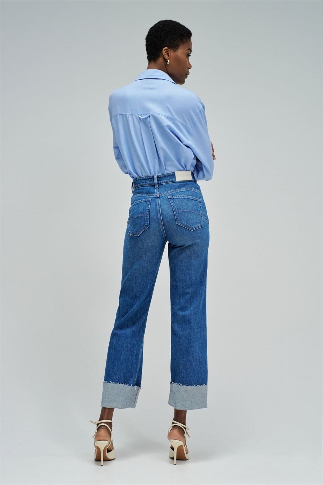 Pantalón Vaquero Salsa Jeans Faith Push in Blue 21010854 853 - Imagen 3