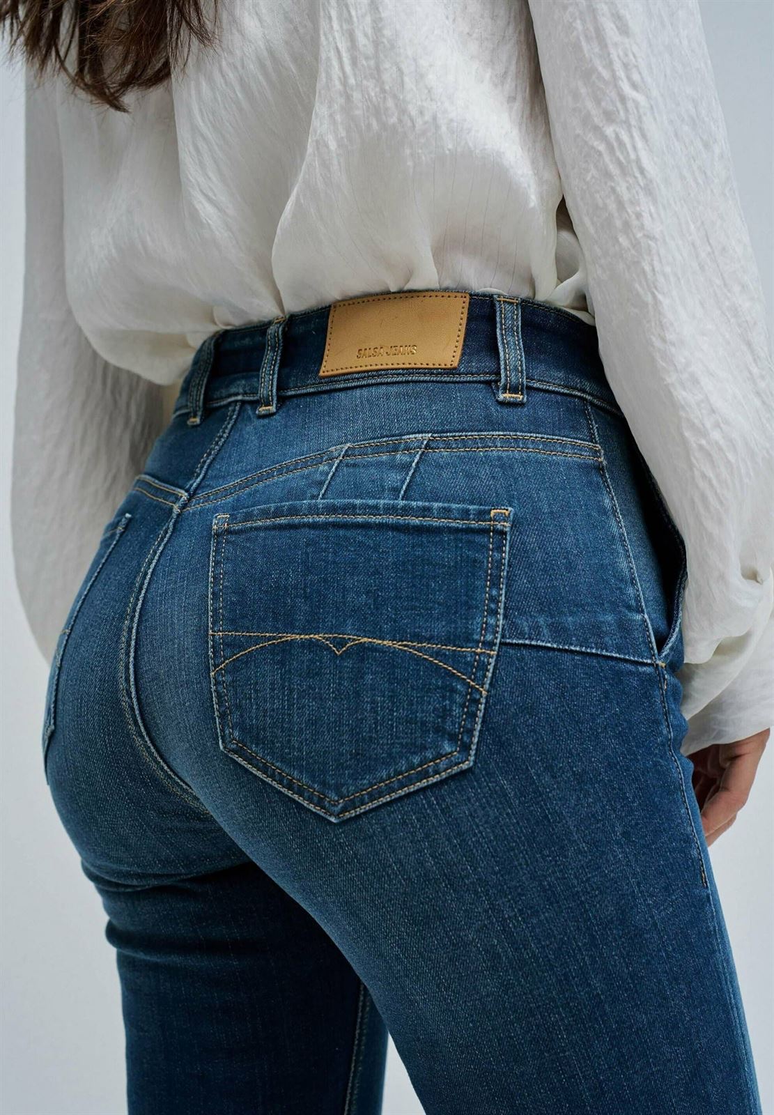 Pantalón Vaquero Salsa Jeans Push up Medium Rise 21010159 856 - Imagen 4