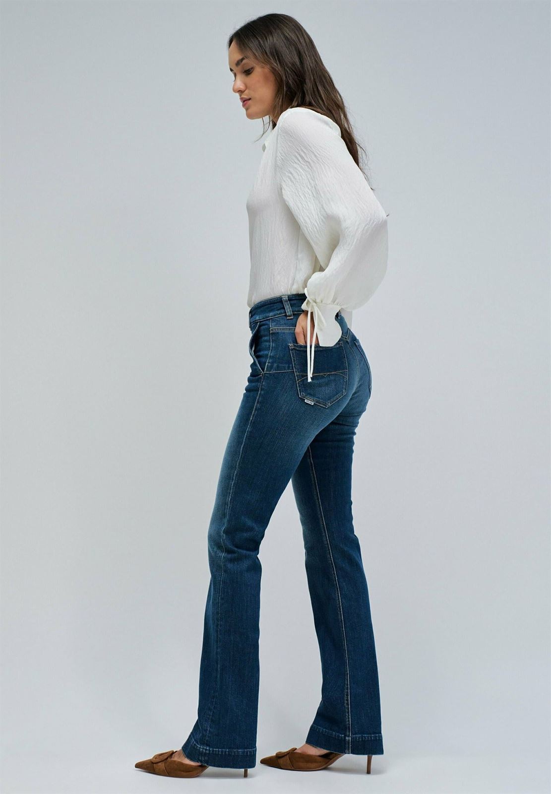 Pantalón Vaquero Salsa Jeans Push up Medium Rise 21010159 856 - Imagen 5