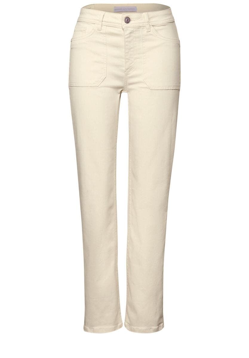 Pantalón vaquero STREET ONE 379424 17124 ECRU - Imagen 1