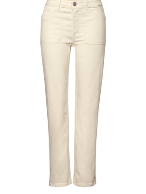 Pantalón vaquero STREET ONE 379424 17124 ECRU - Imagen 1