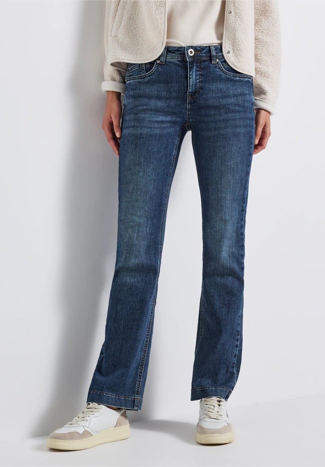 Pantalón Vaquero Street One Bootcut Soft Mid Blue 379664 17359 - Imagen 1