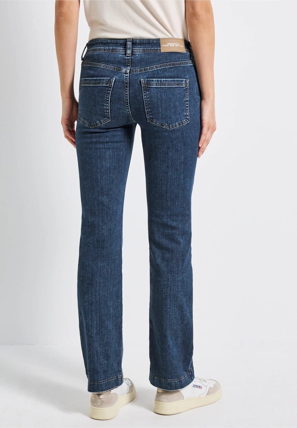 Pantalón Vaquero Street One Bootcut Soft Mid Blue 379664 17359 - Imagen 2