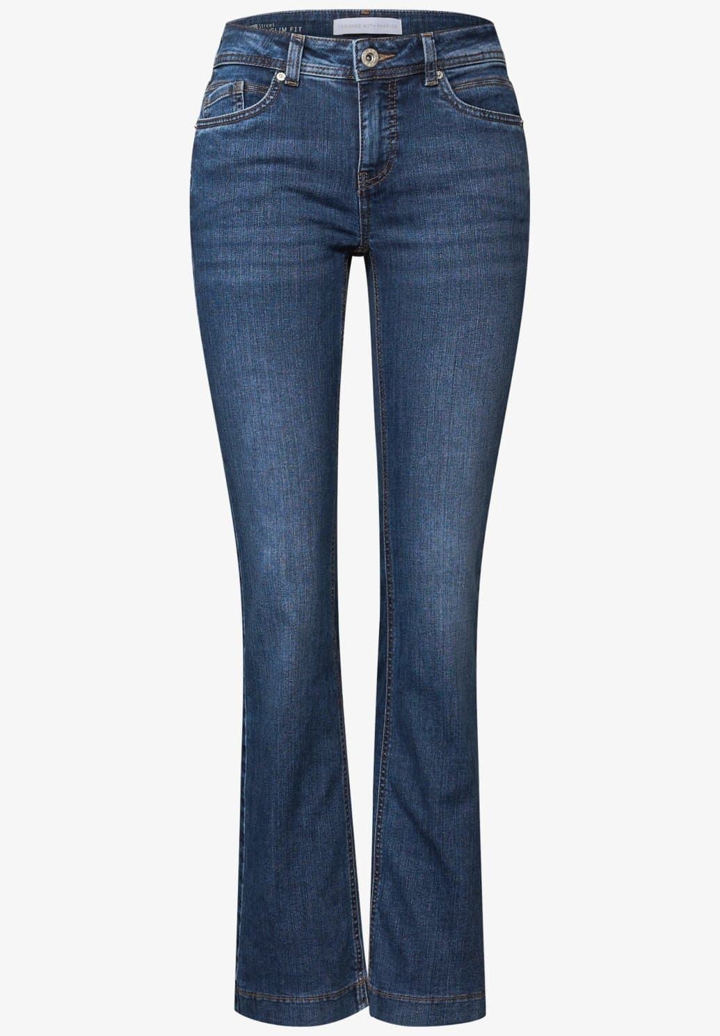 Pantalón Vaquero Street One Bootcut Soft Mid Blue 379664 17359 - Imagen 6