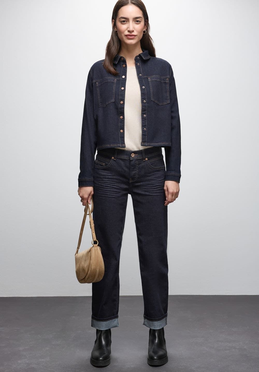Pantalón Vaquero Street One Style Rinse Blue 379752 17425 - Imagen 7