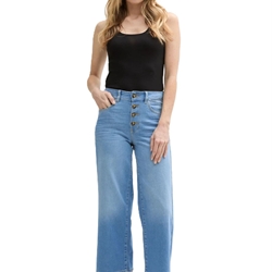 Pantalón Vaquero Tom Tailor Denim Culotte Clean Light Stone Blue Denim 1046584 10112 - Imagen 2