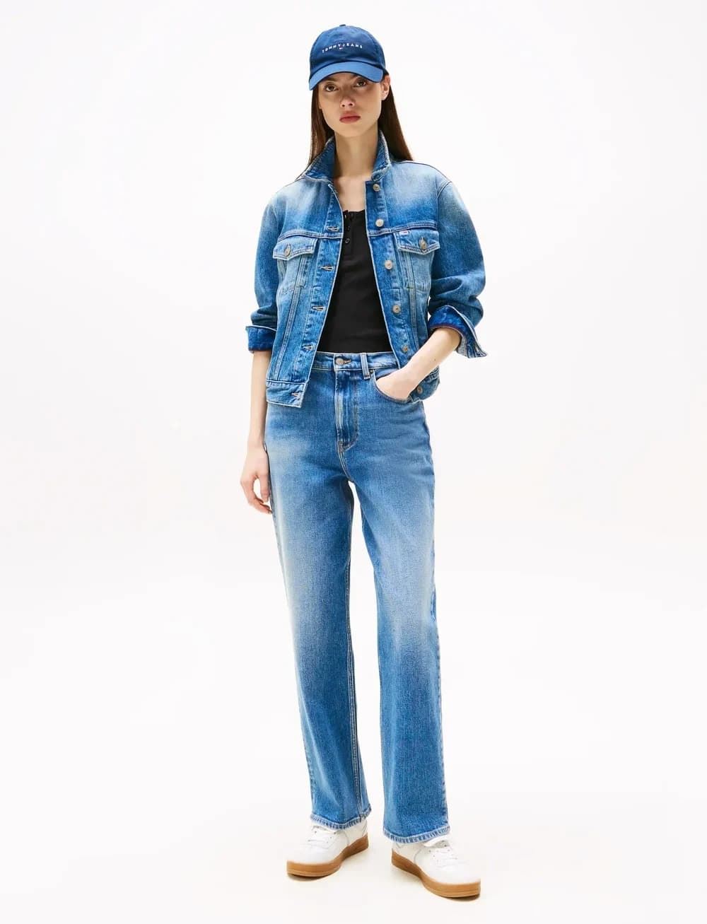 Pantalón Vaquero Tommy Jeans Denim medium Layla DW0DW20644 1A5 - Imagen 2