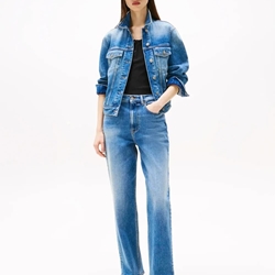 Pantalón Vaquero Tommy Jeans Denim medium Layla DW0DW20644 1A5 - Imagen 2