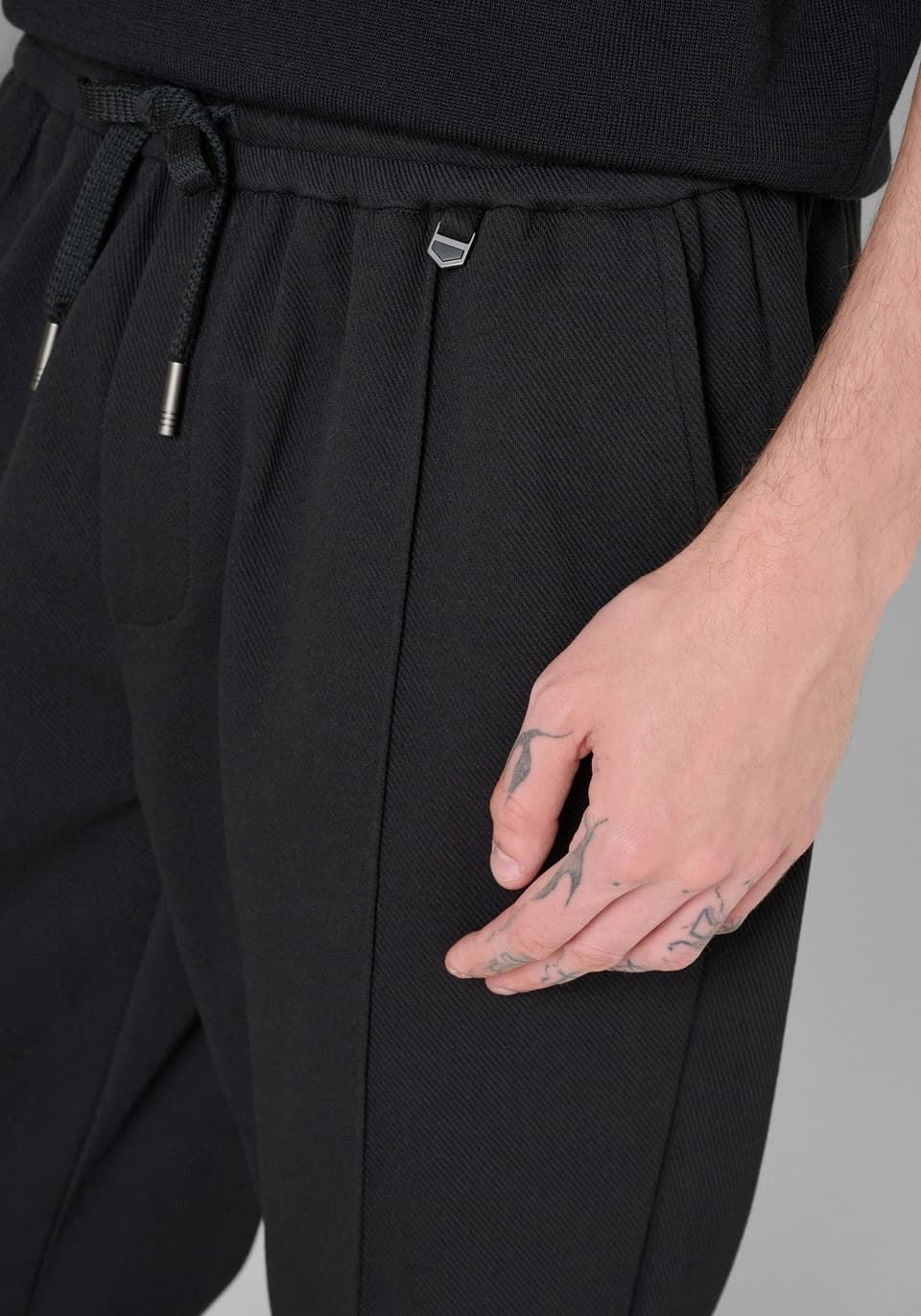 Pantalones Anony Morato Slim Fit Black MMFP00432 FA150247 9000 - Imagen 4