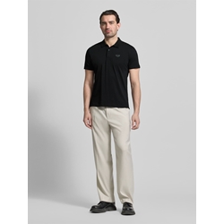 Polo Antony Morato Black MMKS02610 FA1000258 9000 - Imagen 1