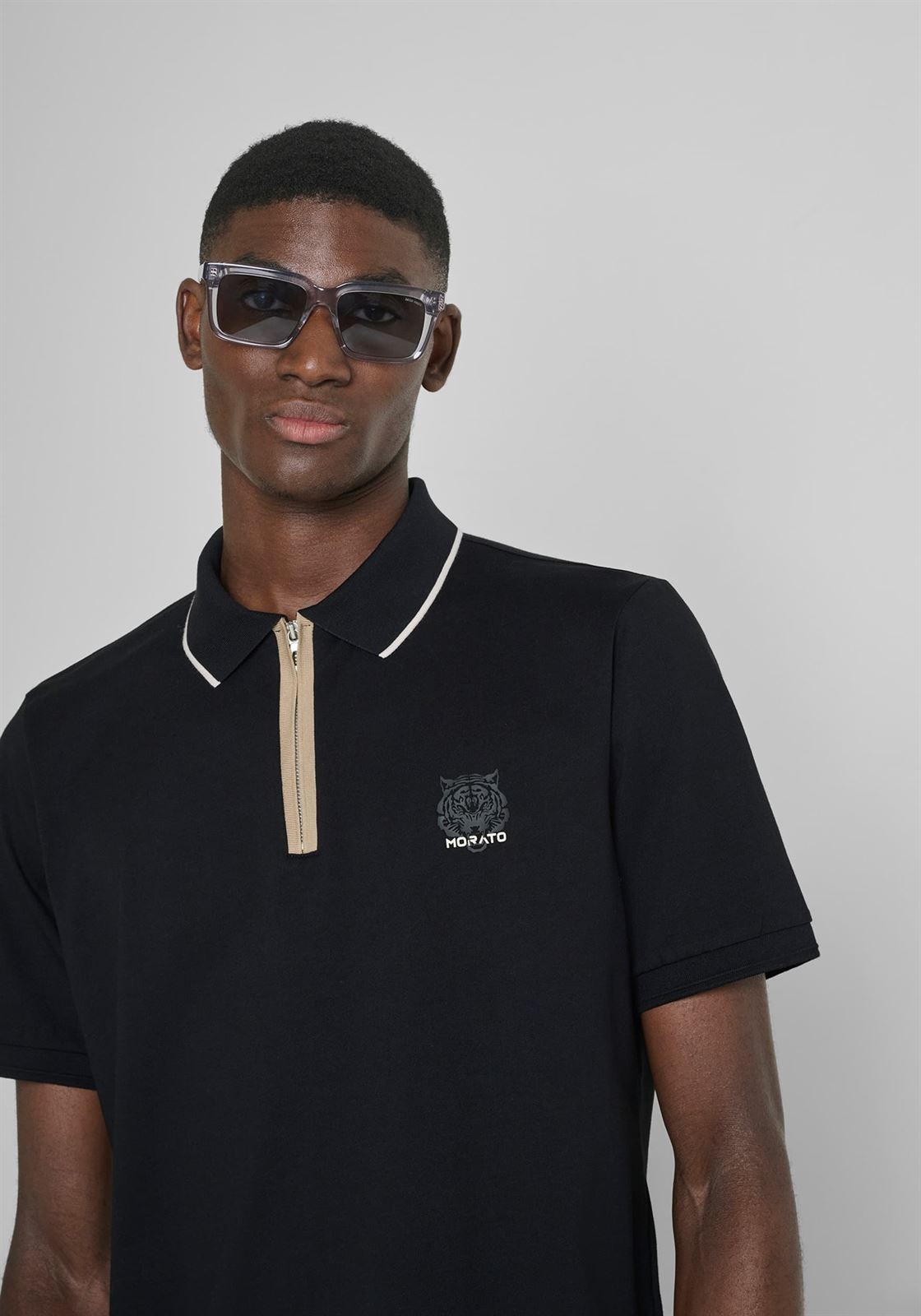 Polo Antony Morato Early Collection MMKS02601 FA100258 9000 - Imagen 4