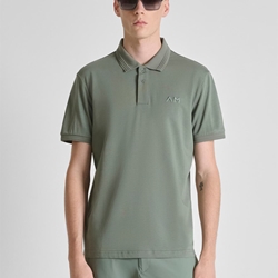 Polo Antony Morato Green MMKS02645 FA100258 4095 - Imagen 2
