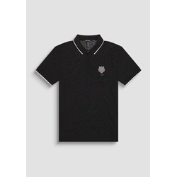 Polo Antony Morato Jakarta Black MMKS02470 FA100083 9000 - Imagen 1