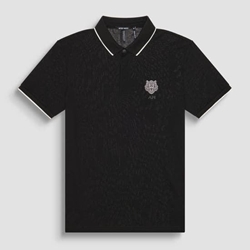 Polo Antony Morato Jakarta Black MMKS02470 FA100083 9000 - Imagen 1