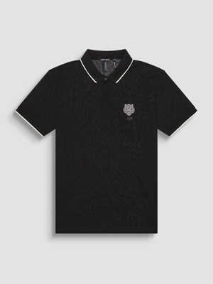 Polo Antony Morato Jakarta Black MMKS02470 FA100083 9000 - Imagen 1