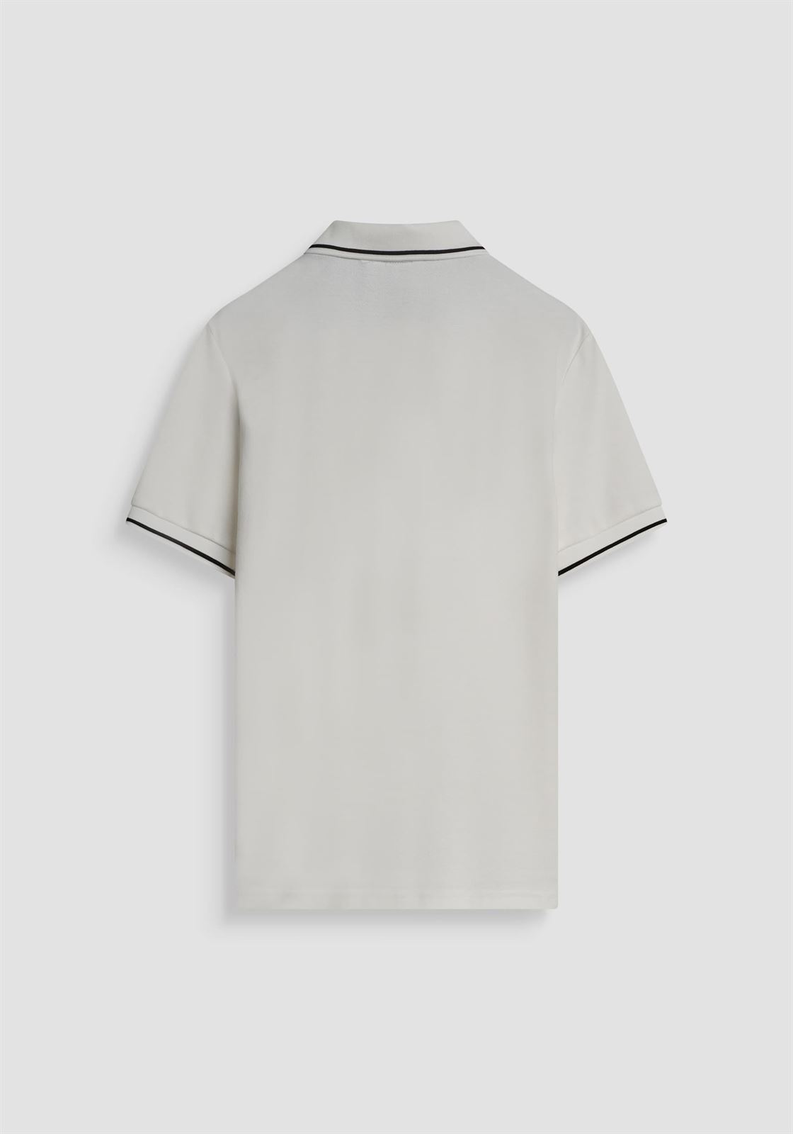 Polo Antony Morato Regular FIt Piquet Crema MMKS02551 FA100262 1011 - Imagen 5