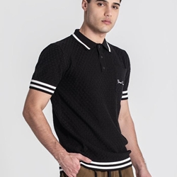 Polo Black Identity Knit Gianni Kavanagh GKM007131 - Imagen 1