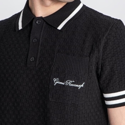 Polo Black Identity Knit Gianni Kavanagh GKM007131 - Imagen 2