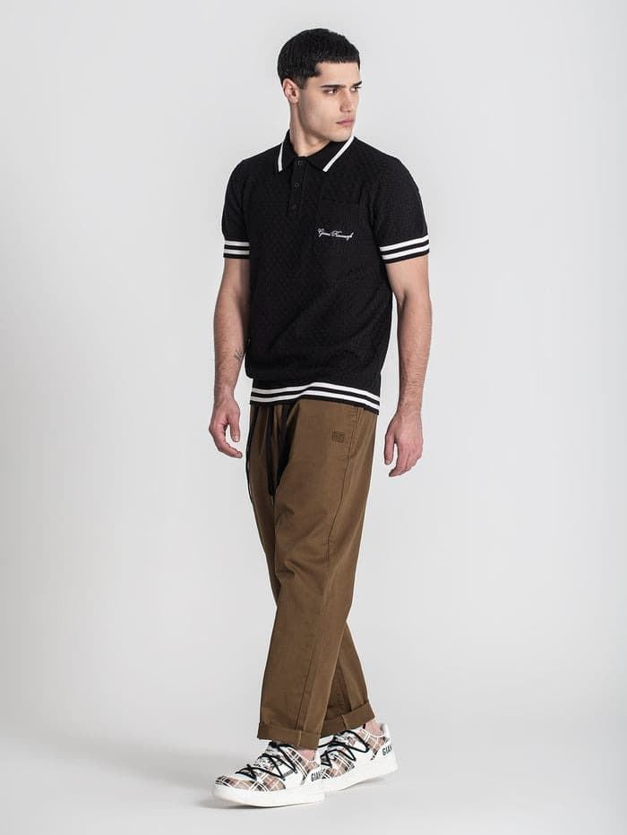 Polo Black Identity Knit Gianni Kavanagh GKM007131 - Imagen 3