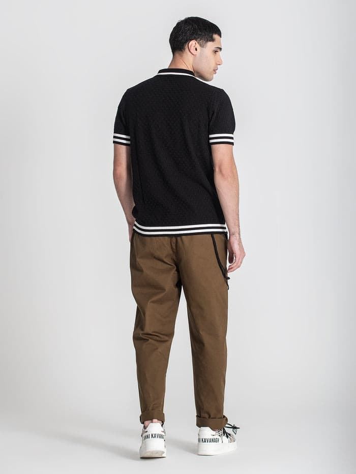 Polo Black Identity Knit Gianni Kavanagh GKM007131 - Imagen 4