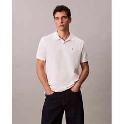 Polo CALVIN KLEIN JEANS LV040EM269 YAF SS Monogram Pique bright white - Imagen 1