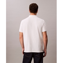 Polo CALVIN KLEIN JEANS LV040EM269 YAF SS Monogram Pique bright white - Imagen 2