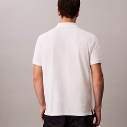 Polo CALVIN KLEIN JEANS LV040EM269 YAF SS Monogram Pique bright white - Imagen 2