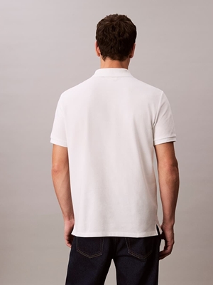 Polo CALVIN KLEIN JEANS LV040EM269 YAF SS Monogram Pique bright white - Imagen 2