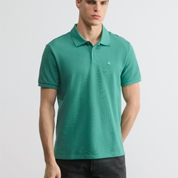 Polo Calvin Klein SS Monogram Pique LV030EM269 VFL - Imagen 1