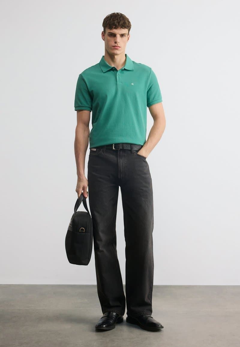 Polo Calvin Klein SS Monogram Pique LV030EM269 VFL - Imagen 2