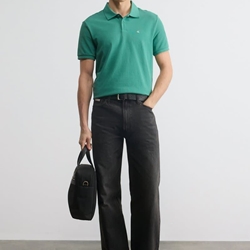 Polo Calvin Klein SS Monogram Pique LV030EM269 VFL - Imagen 2