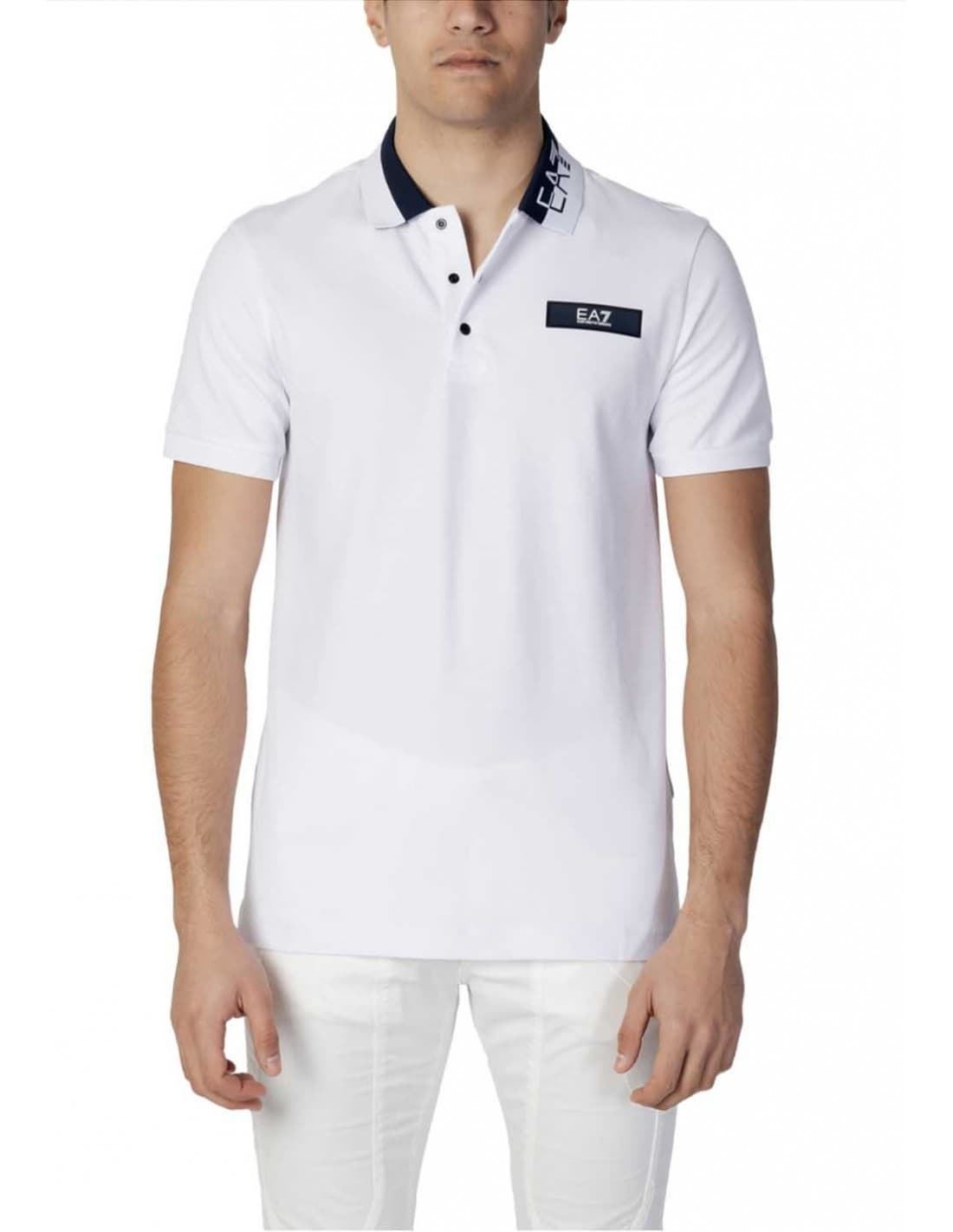 Polo EA7 Emporio Armani 3RPF09 PJ04Z 1100 white - Imagen 1