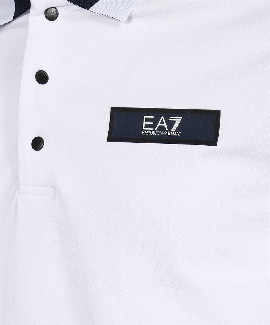 Polo EA7 Emporio Armani 3RPF09 PJ04Z 1100 white - Imagen 3